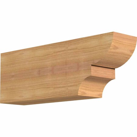 Ekena Millwork Ridgewood Smooth Rafter Tail, Western Red Cedar, 3 1/2"W x 6"H x 16"L RFT04X06X16RID00SWR